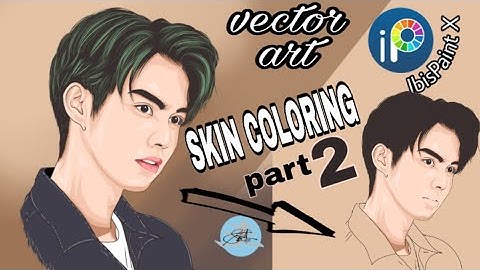 [IbisPaint X] How I skin shading -Vector Art Tutorial | PART 2