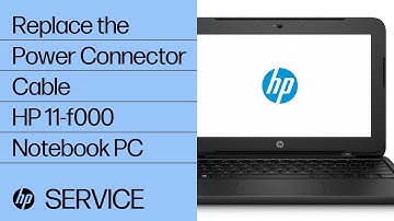 Replace the Power Connector Cable | HP 11-f000 Notebook PC Series | HP
