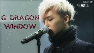 [LIVE中字]G-DRAGON - WINDOW _131107 M!Countdown Goodbye Stage