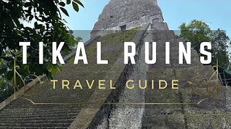 Tikal Ruins Guatemala Travel Guide  ll 4k ll  Lost Mayan City