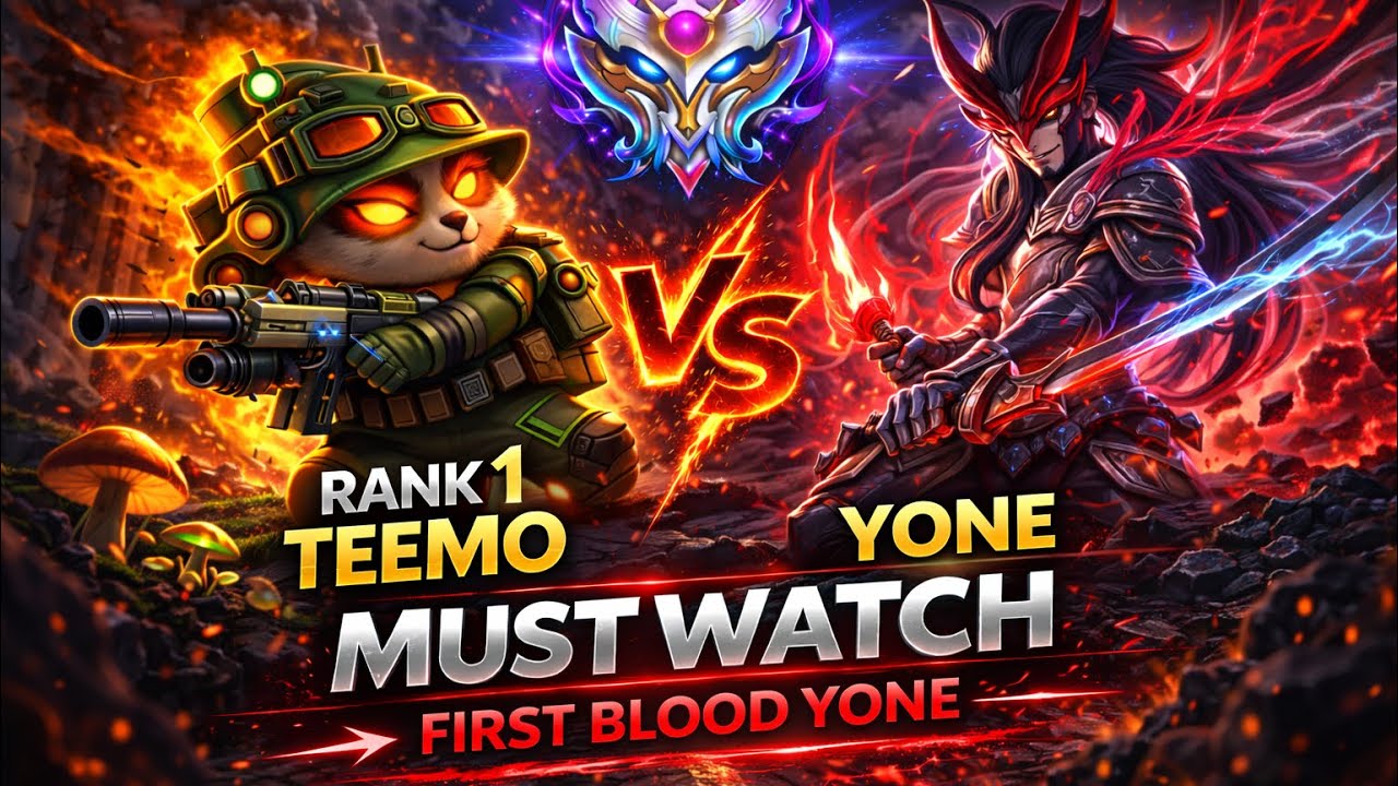 Rank 1 Teemo VS Yone Top Lane CRAZY GAME | Legendary Ranked 4k WildRift Gameplay 