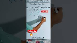 ?square root new concept cglmains2023 rrbgroupd viral motivation trends mtsresult ddaexam ??