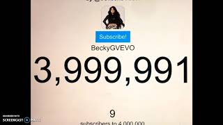 Beckygvevo Reach 4 Million Subscibers