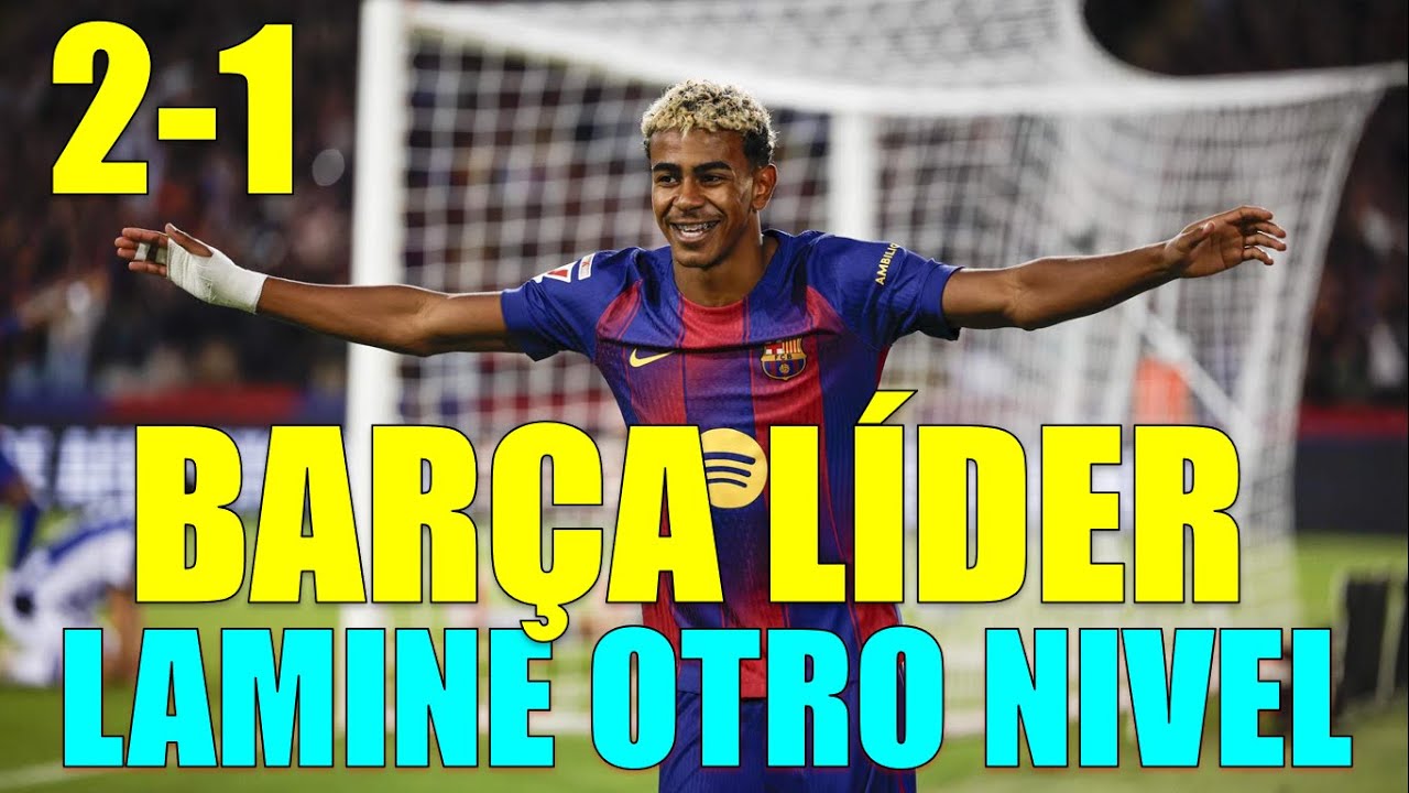 BARZA ARREBATA EL LIDERATO AL REAL MADRID EN LA LIGA - YouTube