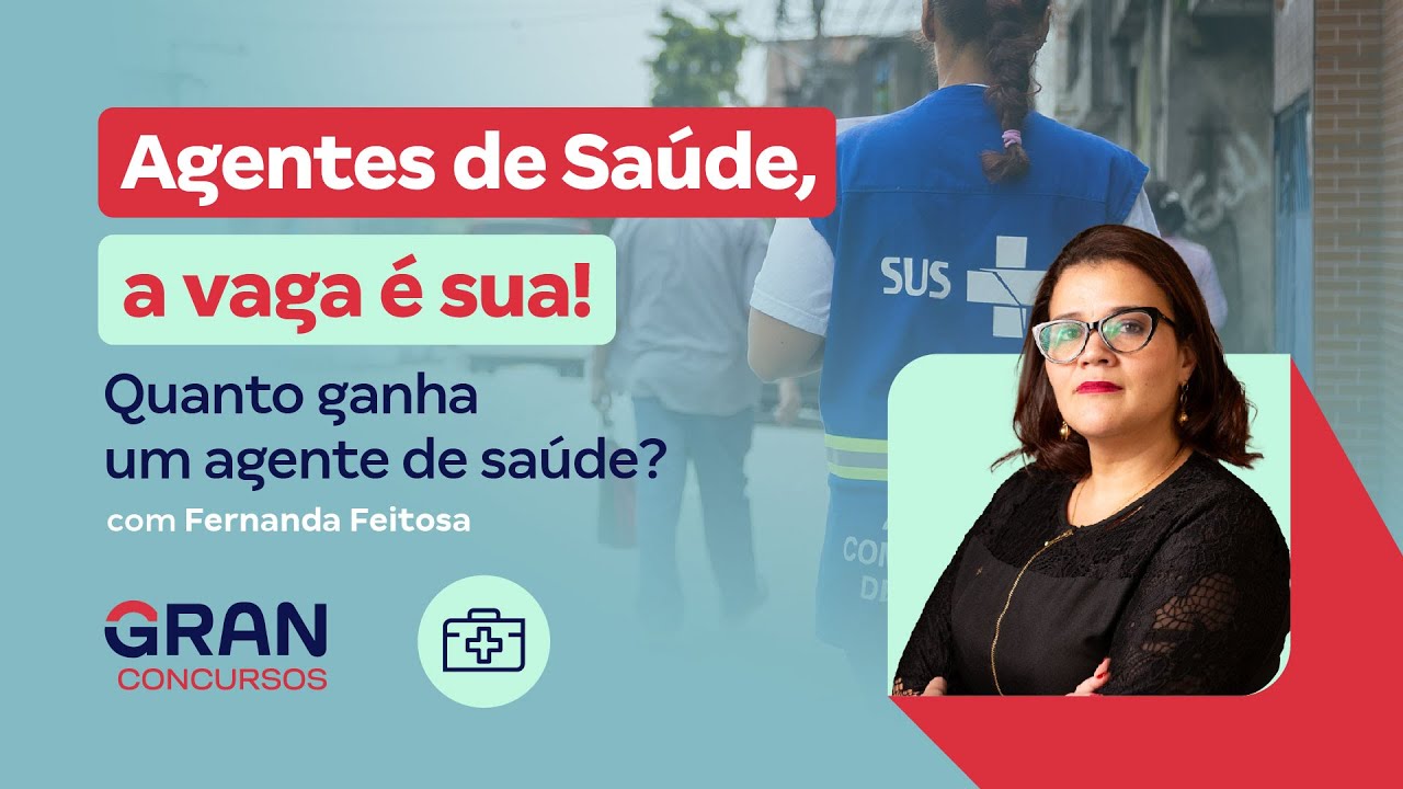 Agente de saúde, a vaga é sua! Quanto ganha um agente de saúde? - YouTube