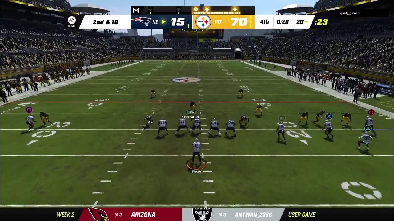 Pats vs steelers air it out ps5 s1 w2 md lg - YouTube