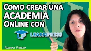 ‍ CREAR una ACADEMIA Online con LEARNPRESS