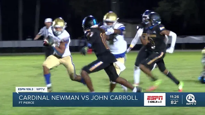 Cardinal Newman secures a 17-7 win over John Carroll Catholic