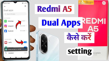 Redmi A5 Dual App Setting | Redmi A5 App Clone Kaise Kare | Redmi A5 Main Dual App Kaise Kare