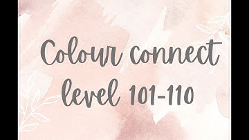 Color connect | level 101-110 | offline games | extra hard #games #offlinegames #colourconnect