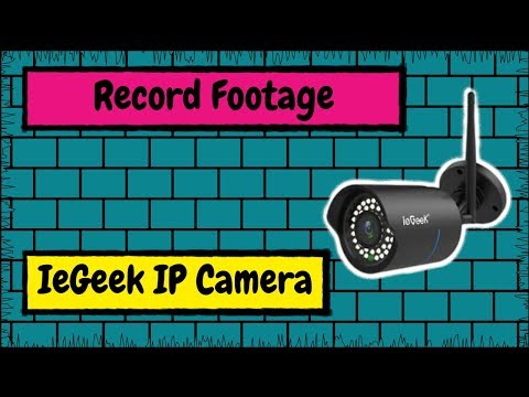 How to Record Footage from Your IeGeek IP Camera to Your Computer's Hard Drive with HiP2P Client