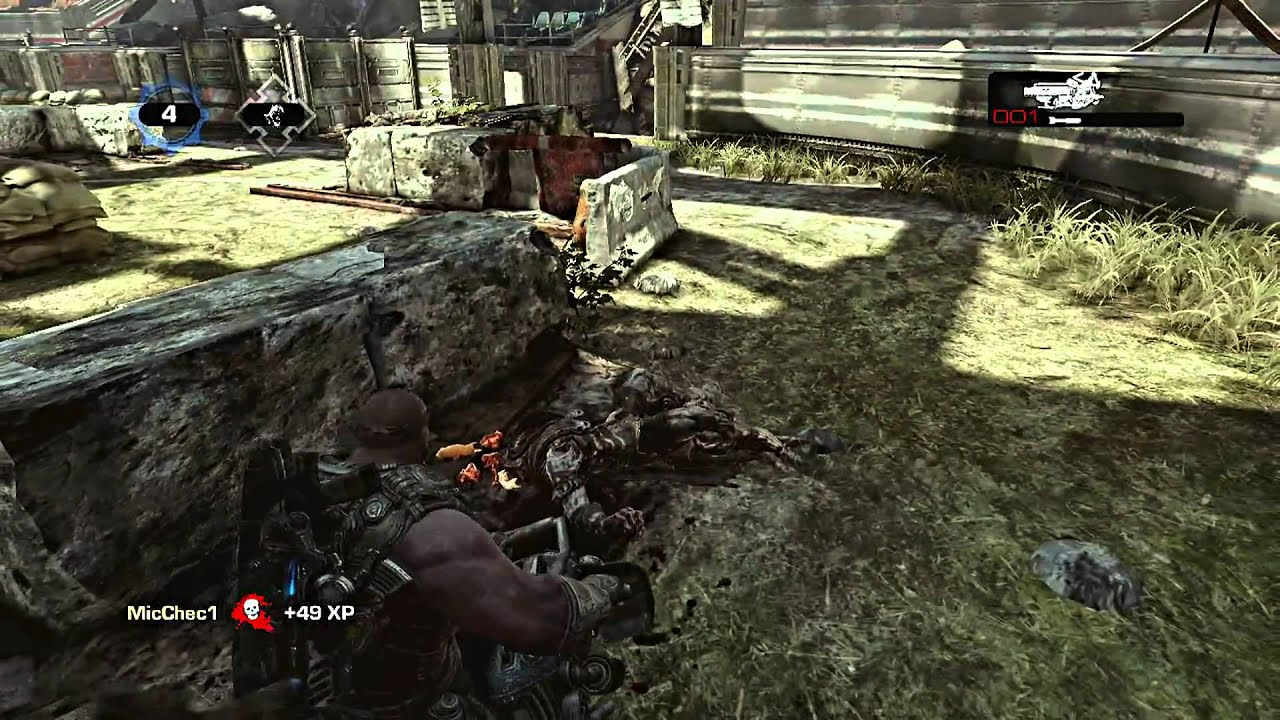 Gears of War 3 Executions moves (beta) YouTube