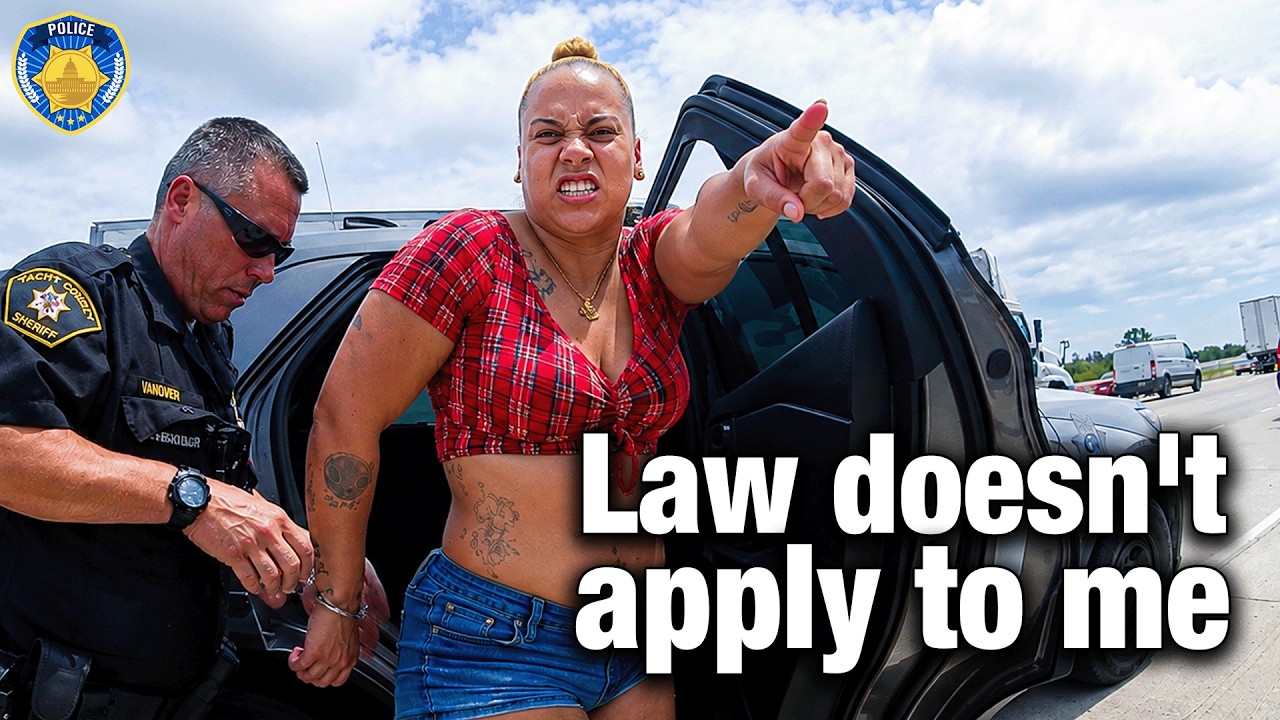 Entitled Drunk Mom Turns Traffic Stop Into Nightmare | Karens Getting ...