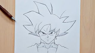 How to draw Goku | Black Goku step by step | easy tutorial