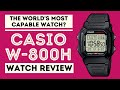 THE WORLD'S MOST CAPABLE WATCH - THE CASIO W-800H - WATCH REVIEW