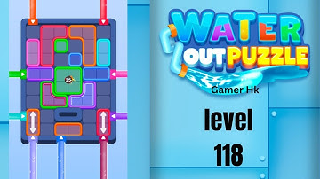 Water out puzzle level 118 Walkthrough Solution 