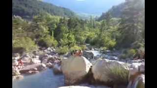 Baignade au torrent du Claps (Luc en Diois F26)