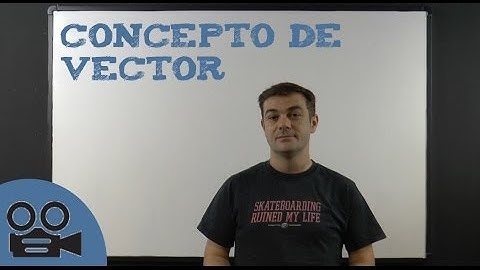 Concepto de vector