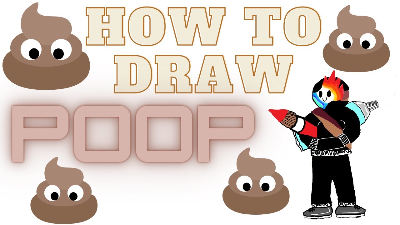 how to draw poop YouTube