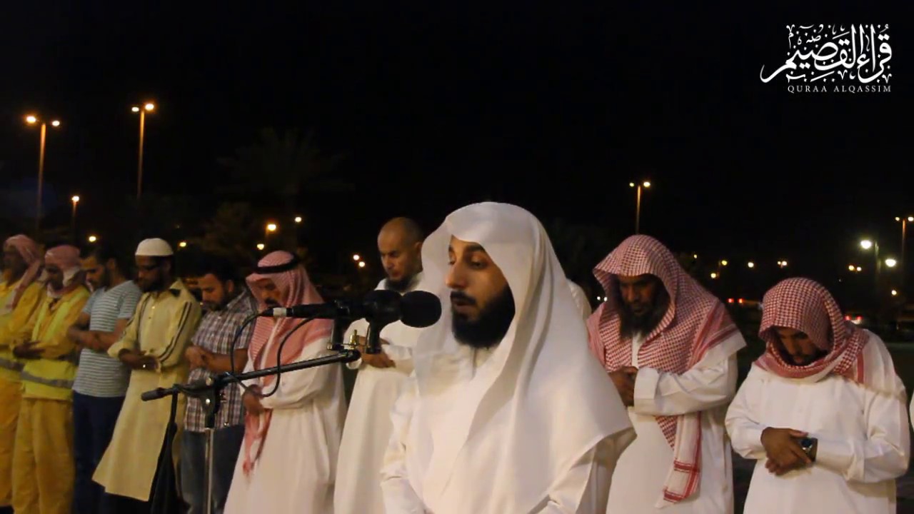 عشائية مرئية خيآليه للقارئ : إبراهيم العياف بالمصلى المتنقل بمنتزه البصر للعوائل