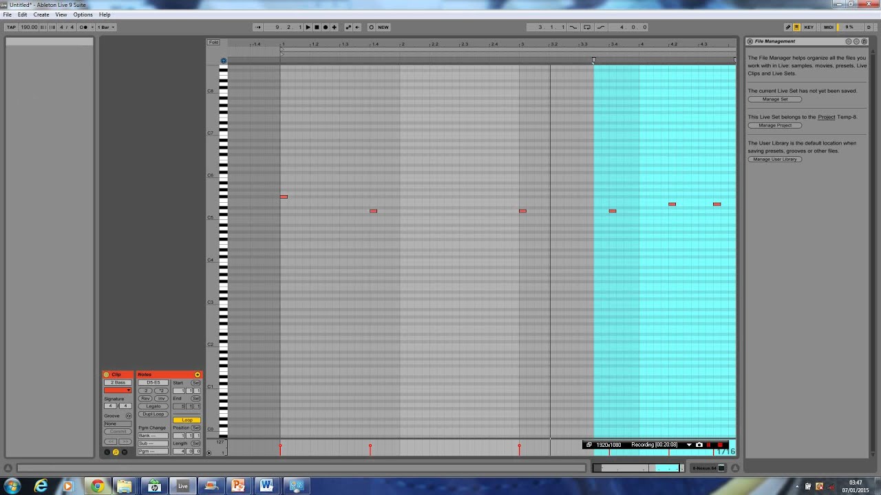 Ableton live 9 Dj Mustard Tutorial YouTube