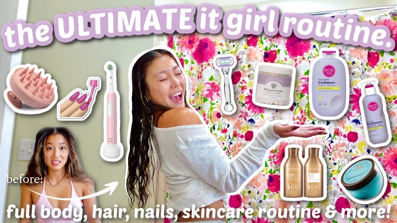 the ULTIMATE IT GIRL Hygiene Routine! (full body, hair, nails, & skincare for that elite winter arc)