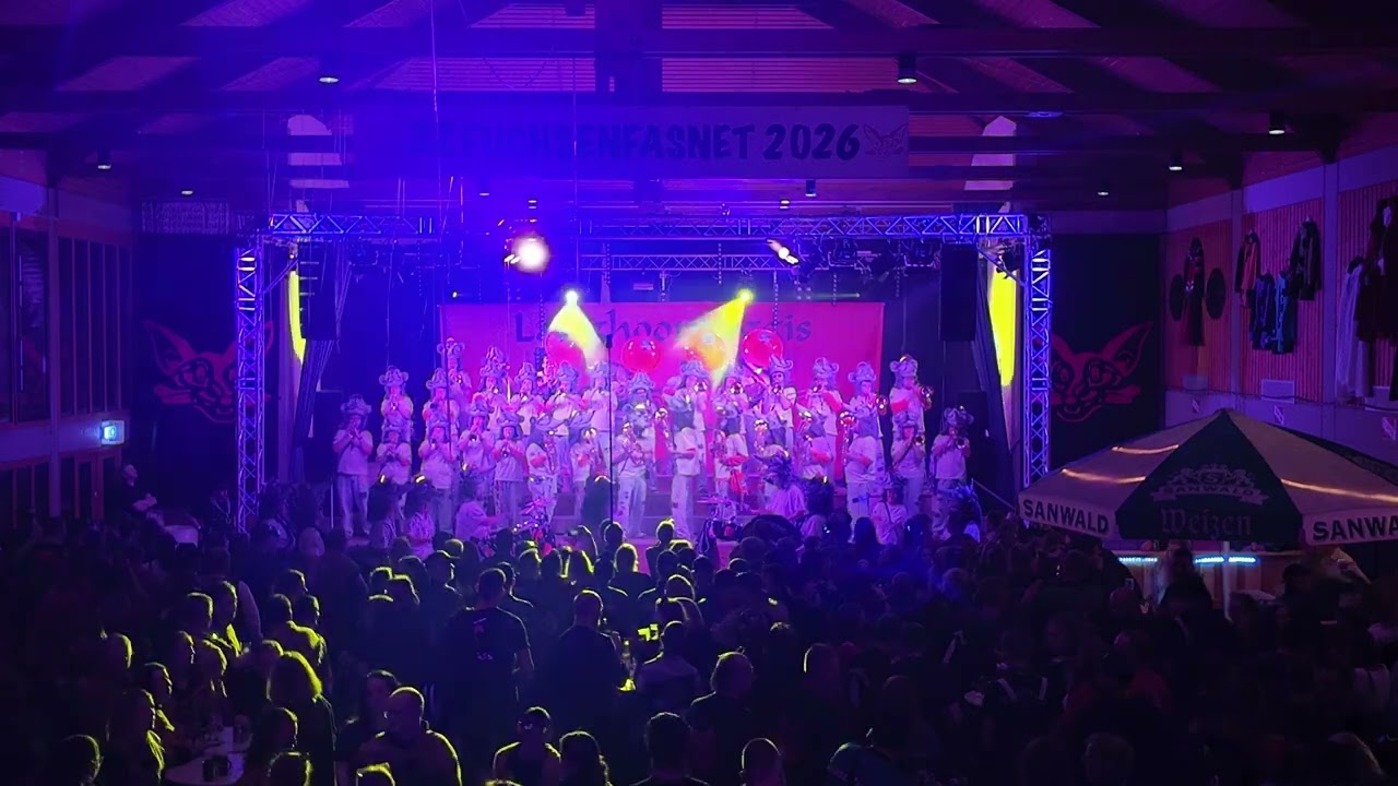 Guggamusik Jagsttal-Gullys Ellwangen-Rindelbach e.V. an der 32. Fuchsenfasnet 2026