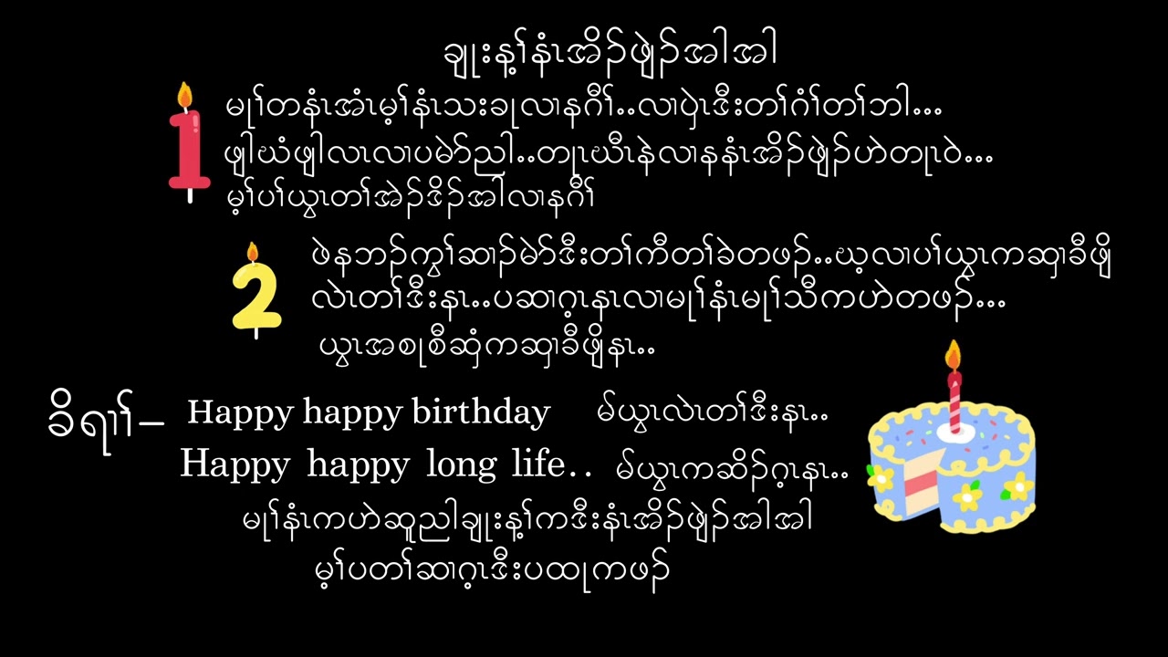 Karen birthday song by pre lar.