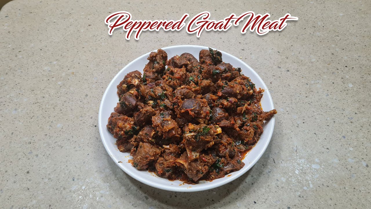 How To prepare the best Asun/ Peppered Goat Meat. YouTube
