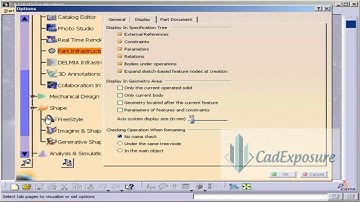 CATIA V5 Tutorial | Basics Setting And Options | Catia V5 Settings | #01