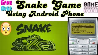 Batang 90's Snake Game Using Android Phone screenshot 4