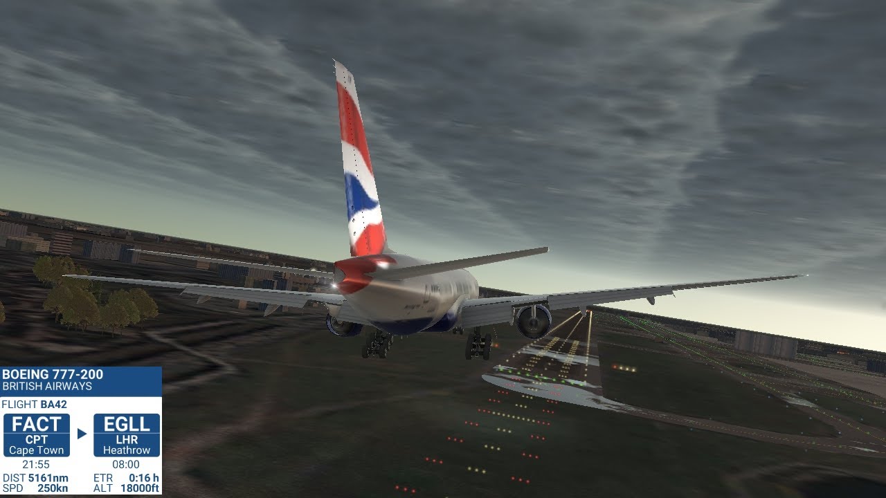Crash Landing!!! British Airways BA42 B777200 Crash landing at