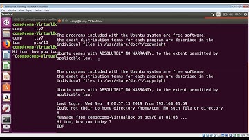 Linux write utility to send a message to another login user