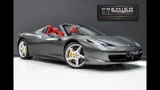 Ferrari | 458 Spider | Grigio Silverstone | 2013