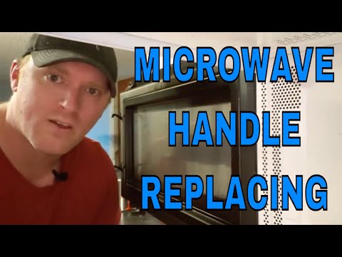 Fixing Microwave Handle that Broke Off