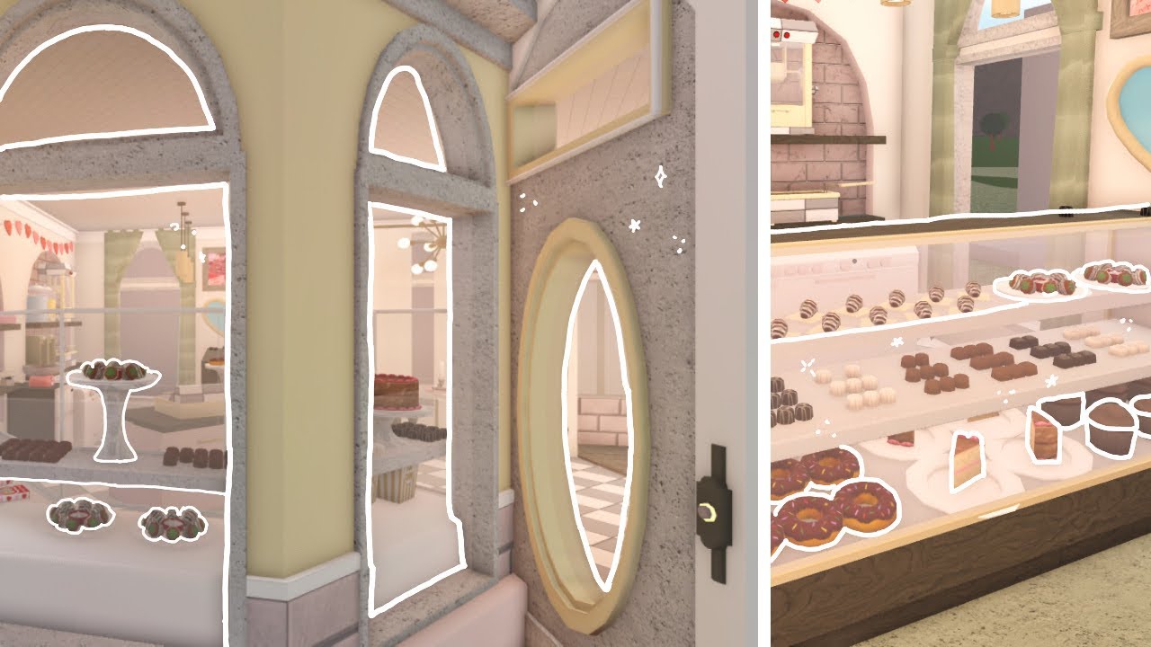 building a chocolate shop in bloxburg 🍫 TOWN SERIES ep.2 YouTube