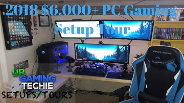 2018 $6000+ Ultimate PC Gaming Setup Room Tour