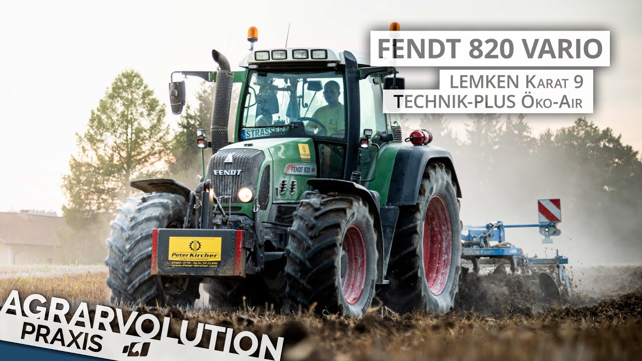 New Fendt 820 + Lemken Karat 9 • Stubble cultivation | Agrarvolution Praxis