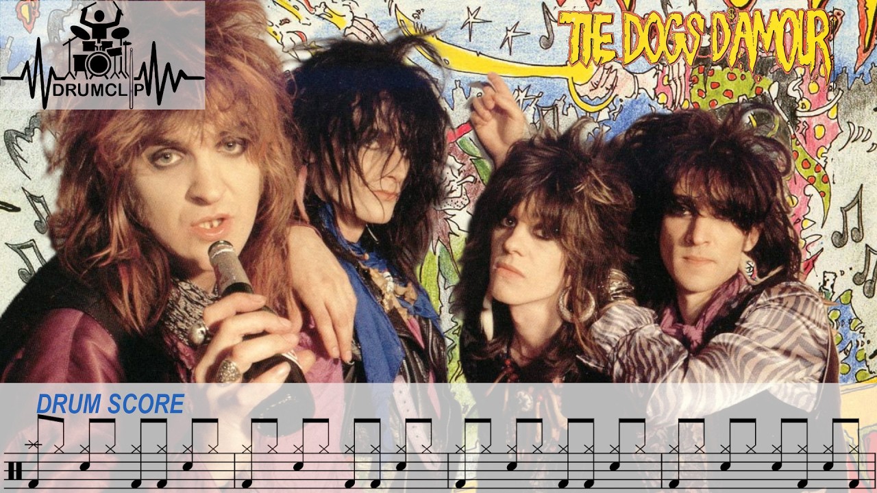 The Dogs D'Amour - Hurricane (Drum Score)