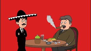 Big Smokin Abe Smokes At A Mexican Restaurant