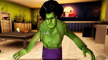 Scary Teacher 3D New Teacher Hulk Part 34 Halloween - Bat Romance & A Ghostly Experiene