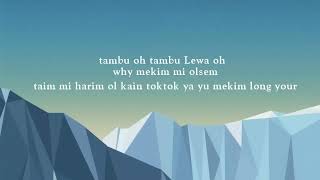 Tambu meri Lyrics video - Uncle-Dee ft Tintin Reu | Tambu lewa
