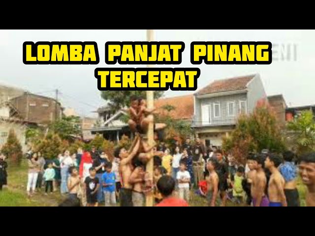 Lomba Panjat Pinang Tercepat || Cibintinu 05/03 / HUT RI ke 77 #cibintinu class=