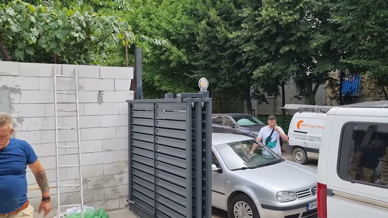 Poarta Telescopica Tripla - www.portisectionale.ro