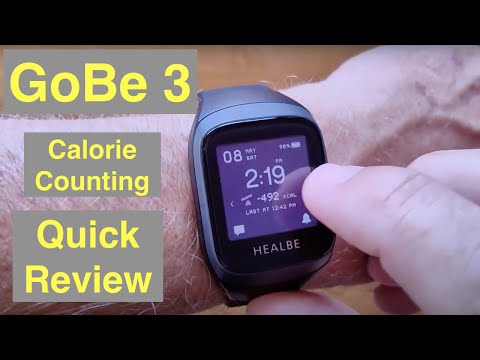 HEALBE GoBe3 Smartwatch Tracks Calorie Intake, Hydration, Heart Rate, Stress & More: Quick Overview