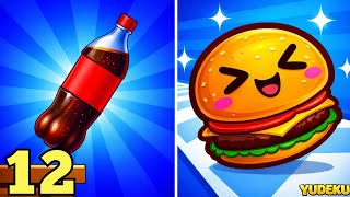 🍾🥤🍔 Bottle Jump 3D x Food Run – Perfect Flips & Fast Food Rush! 😱🔥💨 screenshot 5