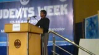 BZU Students Week exciting humorous speech by Faseeh