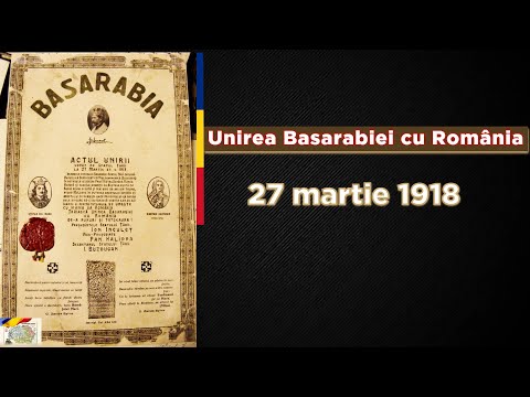 Moment Istoric, Unirea Bsarabiei cu Romania - 27.03.1918 Basarabia e Romania.