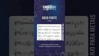 🎺 Partitura para Metais Deus Forte - Eli Soares