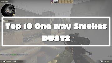 Top 5 Applicable One Way Smokes Dust 2 | CS:GO